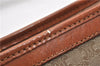 Authentic CELINE Macadam Blason Pattern Clutch Hand Bag PVC Leather Beige 1448G