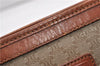 Authentic CELINE Macadam Blason Pattern Clutch Hand Bag PVC Leather Beige 1448G