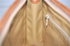 Authentic CELINE Macadam Blason Pattern Clutch Hand Bag PVC Leather Beige 1448G