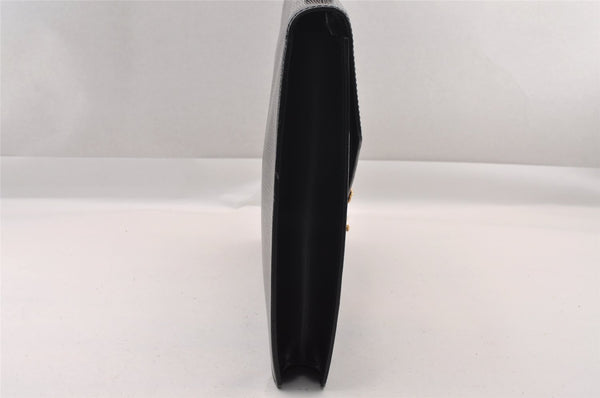 Auth Louis Vuitton Epi Porte Documents Bandouliere Briefcase M54462 Black 1448I