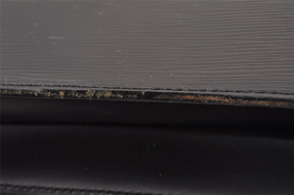 Auth Louis Vuitton Epi Porte Documents Bandouliere Briefcase M54462 Black 1448I