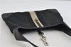 Authentic GUCCI Sherry Line Kandinsky Shoulder Bag GG Canvas Leather Black 1449D