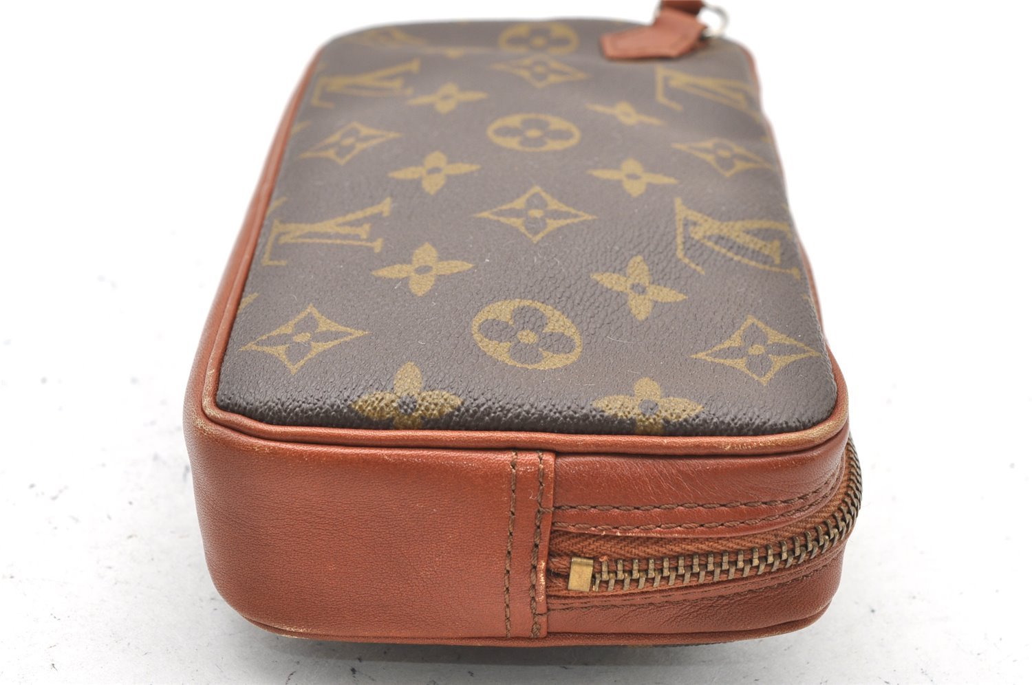 Auth Louis Vuitton Monogram Pochette Sport PM Clutch Hand Bag Old Model LV 1449I