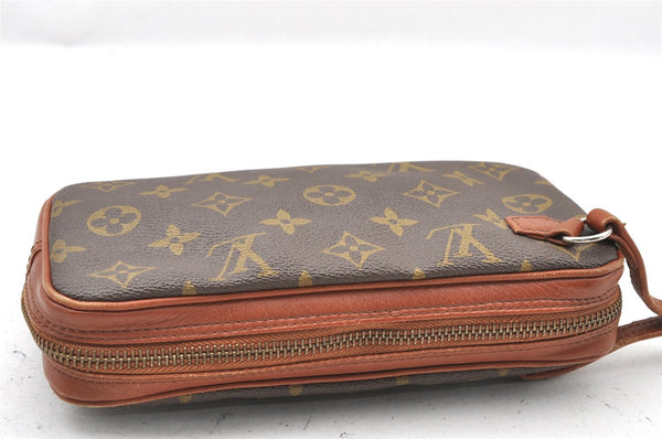 Auth Louis Vuitton Monogram Pochette Sport PM Clutch Hand Bag Old Model LV 1449I