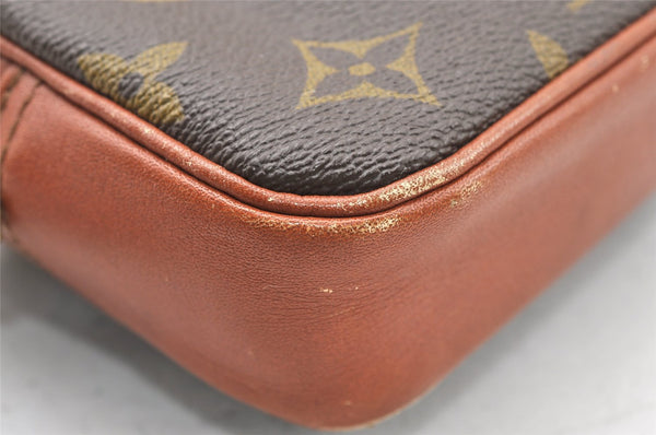 Auth Louis Vuitton Monogram Pochette Sport PM Clutch Hand Bag Old Model LV 1449I