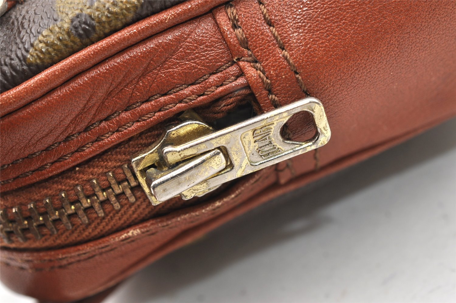 Auth Louis Vuitton Monogram Pochette Sport PM Clutch Hand Bag Old Model LV 1449I