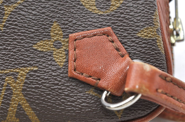 Auth Louis Vuitton Monogram Pochette Sport PM Clutch Hand Bag Old Model LV 1449I