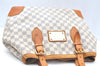 Authentic Louis Vuitton Damier Azur Hampstead MM N51206 Shoulder Tote Bag 1450H