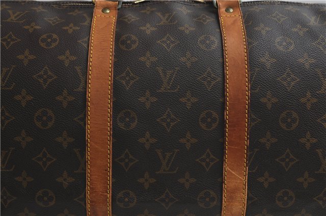 Auth Louis Vuitton Monogram Keepall Bandouliere 55 Boston Bag M41414 LV 1451E