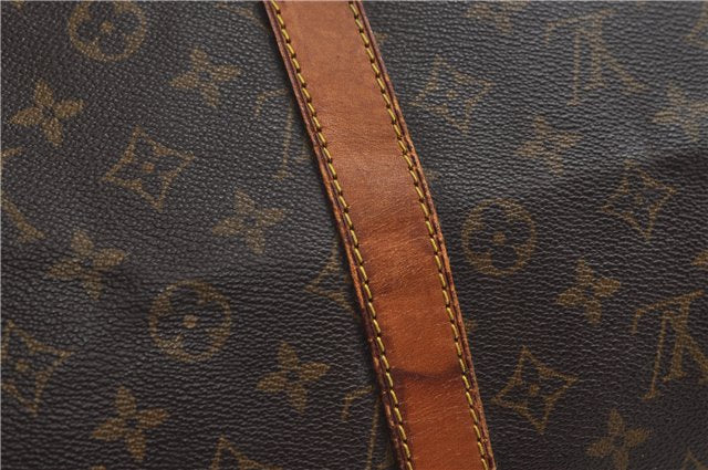 Auth Louis Vuitton Monogram Keepall Bandouliere 55 Boston Bag M41414 LV 1451E