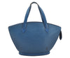 Authentic Louis Vuitton Epi Saint Jacques Hand Bag Blue M52275 LV 1451I