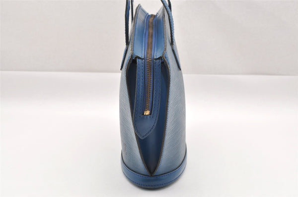Authentic Louis Vuitton Epi Saint Jacques Hand Bag Blue M52275 LV 1451I