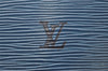 Authentic Louis Vuitton Epi Saint Jacques Hand Bag Blue M52275 LV 1451I
