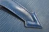 Authentic Louis Vuitton Epi Saint Jacques Hand Bag Blue M52275 LV 1451I