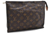 Auth Louis Vuitton Monogram Poche Toilette 26 Cosmetics Pouch M47542 LV 1452D