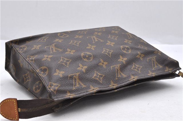 Auth Louis Vuitton Monogram Poche Toilette 26 Cosmetics Pouch M47542 LV 1452D