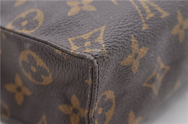 Auth Louis Vuitton Monogram Poche Toilette 26 Cosmetics Pouch M47542 LV 1452D