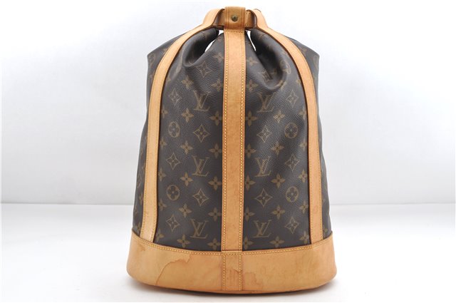 Authentic Louis Vuitton Monogram Randonnee PM Shoulder Bag M42243 LV 1452E