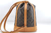 Authentic Louis Vuitton Monogram Randonnee PM Shoulder Bag M42243 LV 1452E