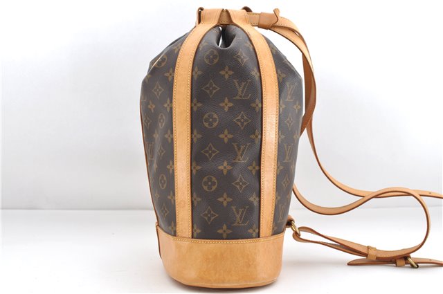 Authentic Louis Vuitton Monogram Randonnee PM Shoulder Bag M42243 LV 1452E