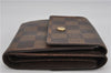 Auth Louis Vuitton Damier Porte Monnaie Billet Carte Credit N61652 Wallet 1452F