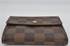 Auth Louis Vuitton Damier Porte Monnaie Billet Carte Credit N61652 Wallet 1452F