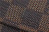 Auth Louis Vuitton Damier Porte Monnaie Billet Carte Credit N61652 Wallet 1452F