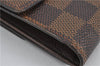 Auth Louis Vuitton Damier Porte Monnaie Billet Carte Credit N61652 Wallet 1452F