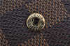 Auth Louis Vuitton Damier Porte Monnaie Billet Carte Credit N61652 Wallet 1452F