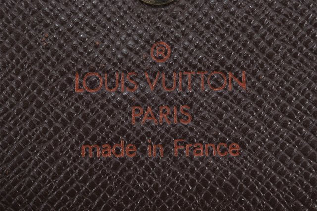 Auth Louis Vuitton Damier Porte Monnaie Billet Carte Credit N61652 Wallet 1452F