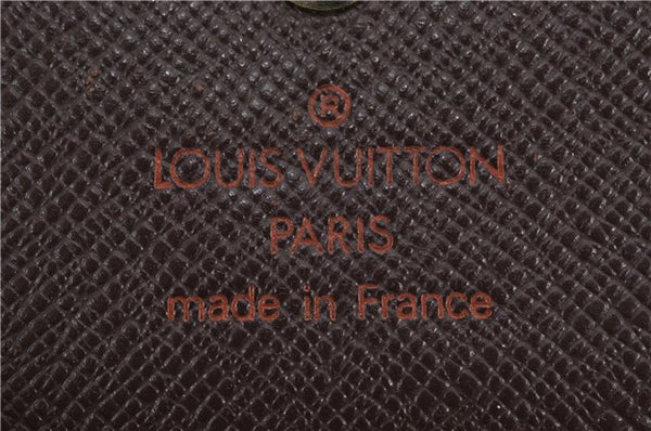 Auth Louis Vuitton Damier Porte Monnaie Billet Carte Credit N61652 Wallet 1452F