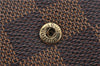 Auth Louis Vuitton Damier Porte Monnaie Billet Carte Credit N61652 Wallet 1452F