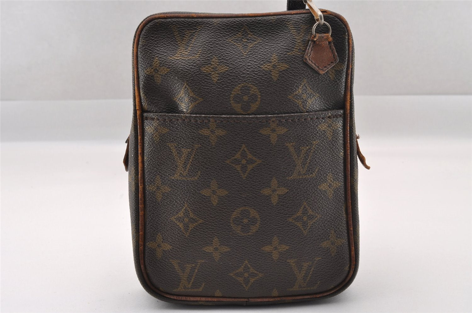 Authentic Louis Vuitton Monogram Danube Shoulder Cross Bag Old Model Junk 1452I