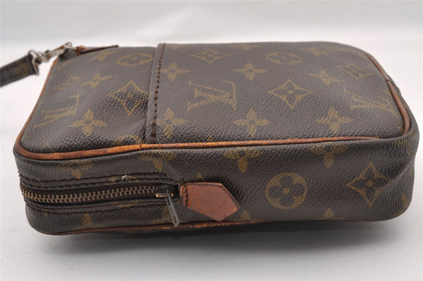 Authentic Louis Vuitton Monogram Danube Shoulder Cross Bag Old Model Junk 1452I