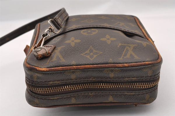Authentic Louis Vuitton Monogram Danube Shoulder Cross Bag Old Model Junk 1452I