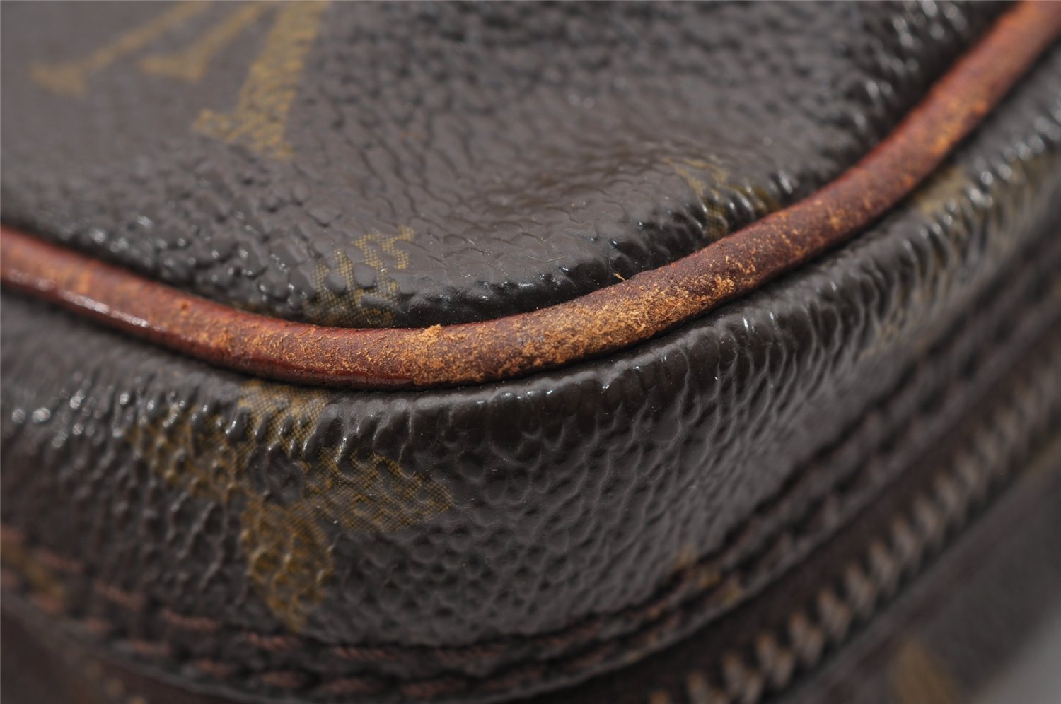 Authentic Louis Vuitton Monogram Danube Shoulder Cross Bag Old Model Junk 1452I