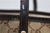 Auth GUCCI Jolie Web Sherry Line Shoulder Tote Bag GG Canvas 211971 Brown 1453D