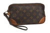 Authentic Louis Vuitton Monogram Marly Dragonne PM M51827 Clutch Hand Bag 1453I