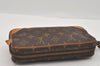 Authentic Louis Vuitton Monogram Marly Dragonne PM M51827 Clutch Hand Bag 1453I