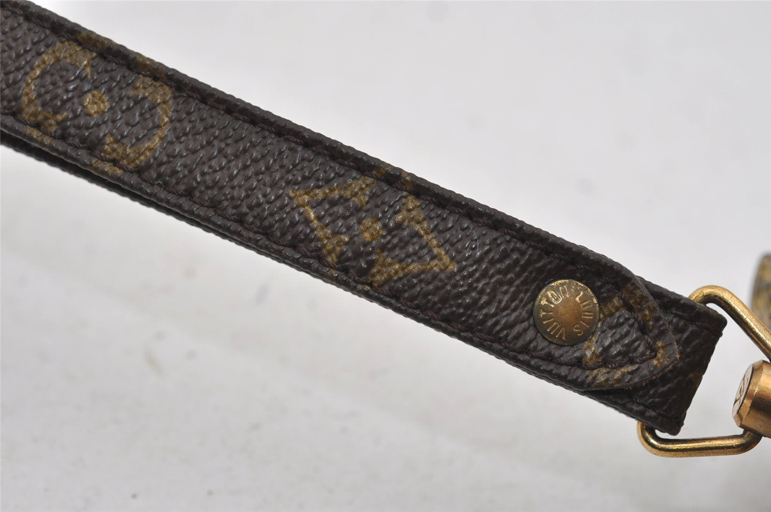 Authentic Louis Vuitton Monogram Marly Dragonne PM M51827 Clutch Hand Bag 1453I