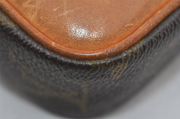 Authentic Louis Vuitton Monogram Marly Dragonne PM M51827 Clutch Hand Bag 1453I