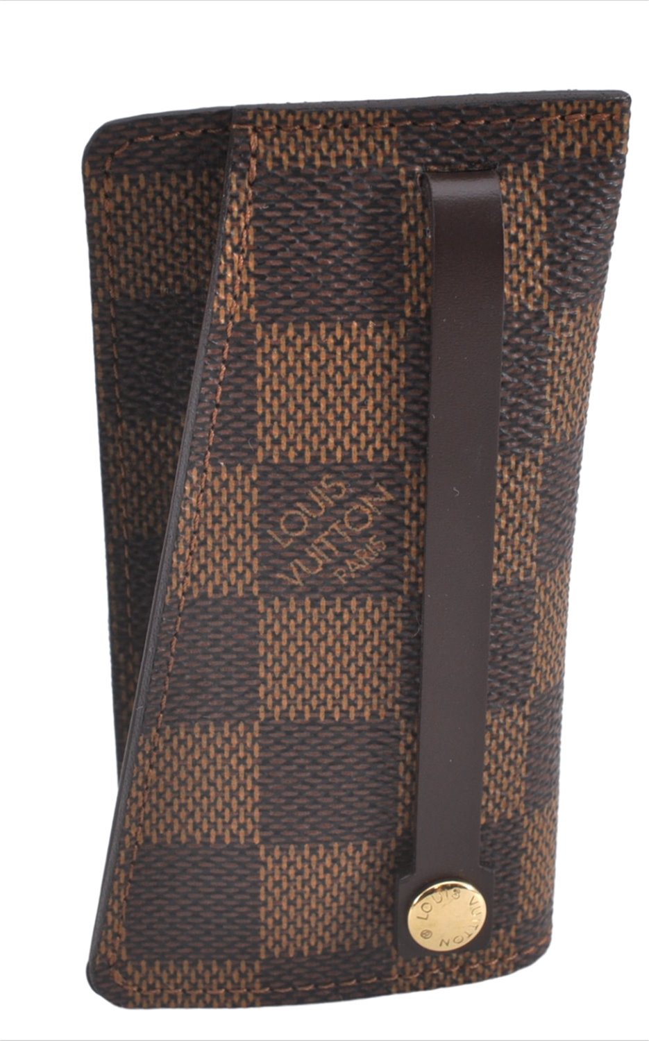 Authentic Louis Vuitton Damier Clochette PM Key Case N62661 LV 1454F