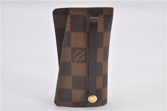 Authentic Louis Vuitton Damier Clochette PM Key Case N62661 LV 1454F