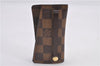 Authentic Louis Vuitton Damier Clochette PM Key Case N62661 LV 1454F