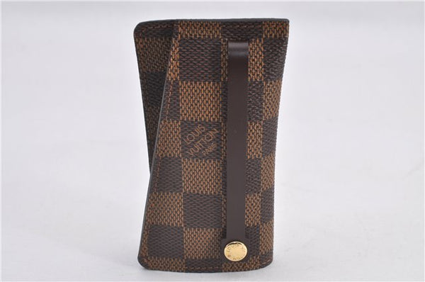 Authentic Louis Vuitton Damier Clochette PM Key Case N62661 LV 1454F