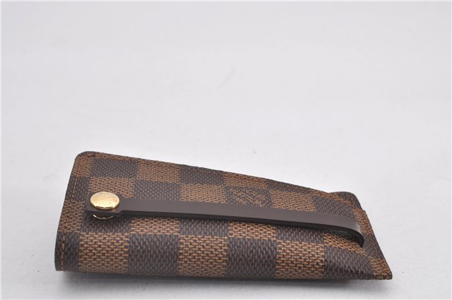 Authentic Louis Vuitton Damier Clochette PM Key Case N62661 LV 1454F