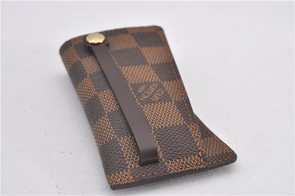Authentic Louis Vuitton Damier Clochette PM Key Case N62661 LV 1454F