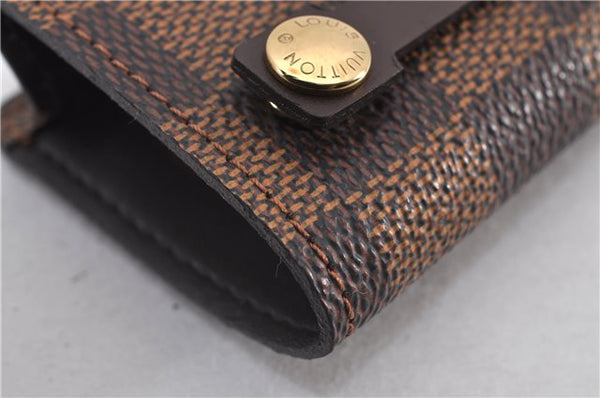 Authentic Louis Vuitton Damier Clochette PM Key Case N62661 LV 1454F