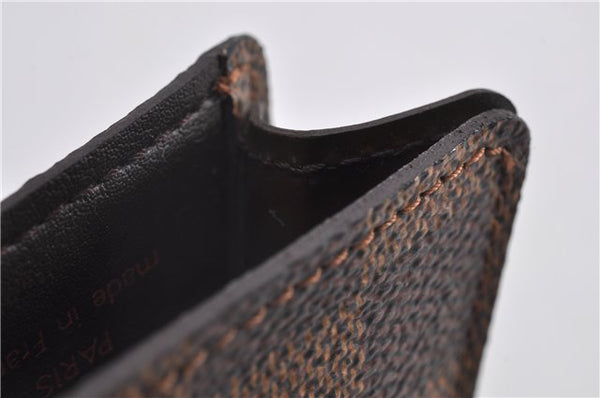 Authentic Louis Vuitton Damier Clochette PM Key Case N62661 LV 1454F