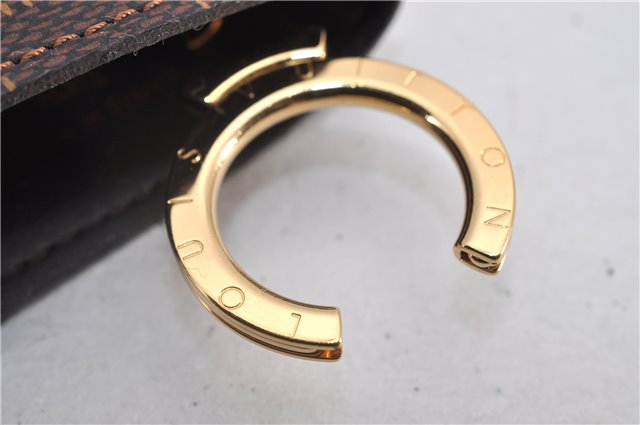 Authentic Louis Vuitton Damier Clochette PM Key Case N62661 LV 1454F